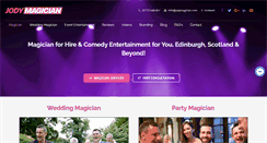 Desktop Screenshot of jodymagician.com
